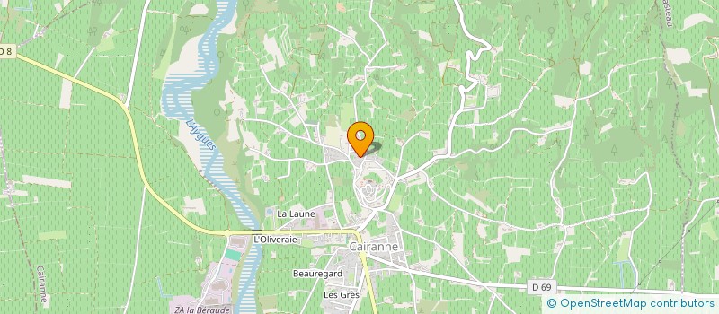 localisation de l'entreprise CAIRAN'GYM  CAIRANNE