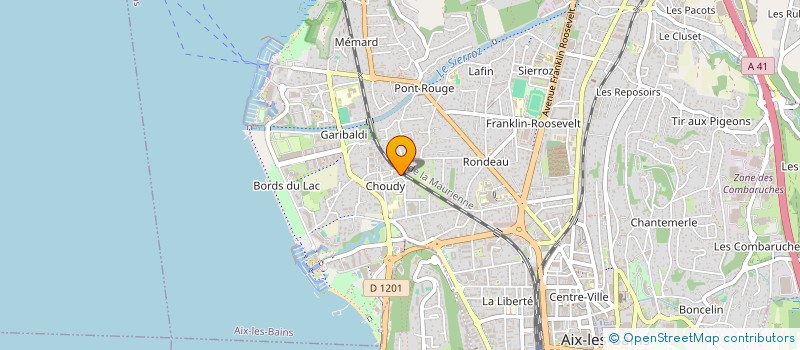 localisation de l'entreprise CAIRE  AIX-LES-BAINS