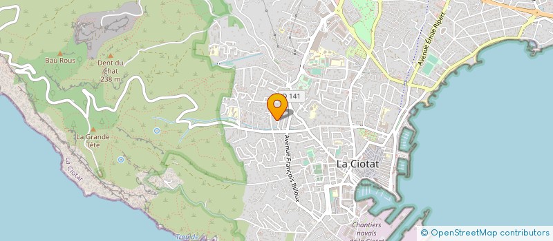 localisation de l'entreprise CAIRE IMMO HORIZON  LA CIOTAT