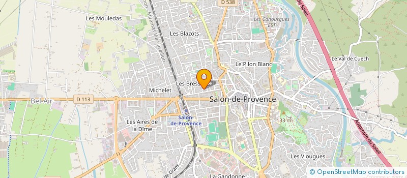 localisation de l'entreprise CAIRN-ACCOMPAGNEMENT  SALON-DE-PROVENCE