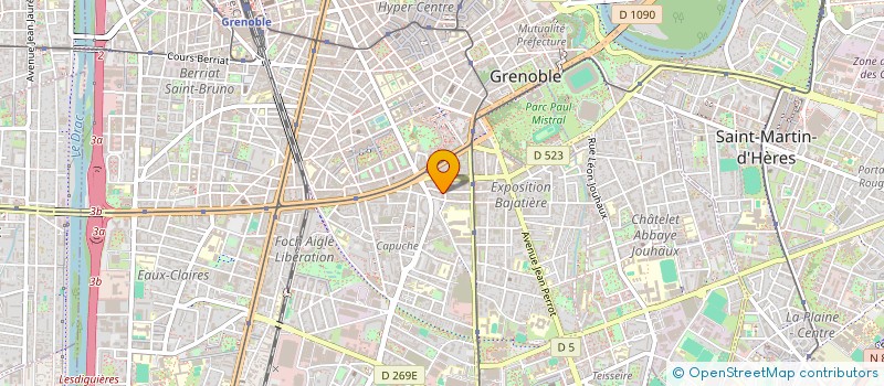 localisation de l'entreprise CAIRN-CREA à GRENOBLE