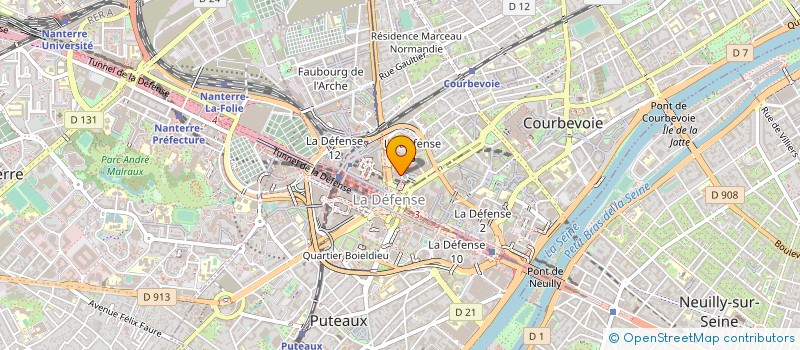 localisation de l'entreprise CAIRN EXECUTIVE à COURBEVOIE