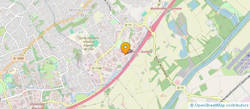 localisation de l'entreprise CAIRN IMMO  MONTBONNOT-SAINT-MARTIN