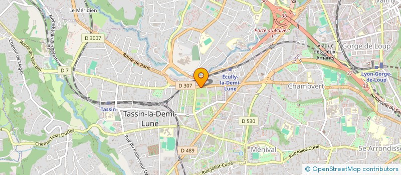 localisation de l'entreprise CAIRN ING à LYON