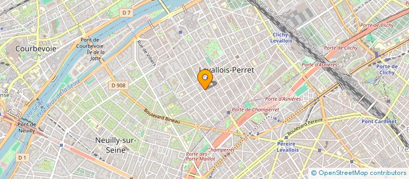 localisation de l'entreprise CAIRN INVEST à LEVALLOIS-PERRET