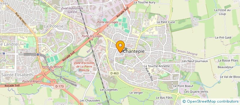 localisation de l'entreprise CAIRN MANAGEMENT  CHANTEPIE