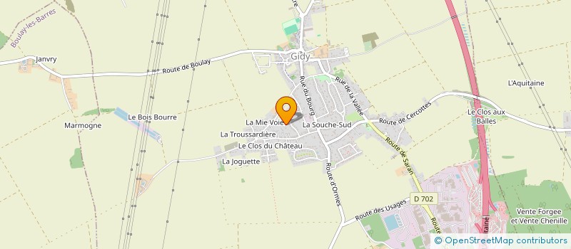 localisation de l'entreprise CAIRN PATRIMOINE à GIDY