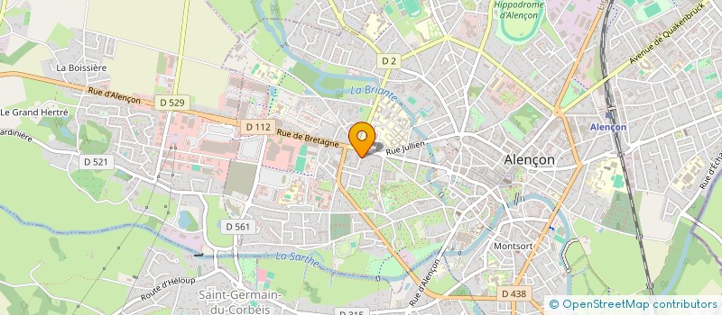 localisation de l'entreprise CAIRN PROCESS  ALENCON