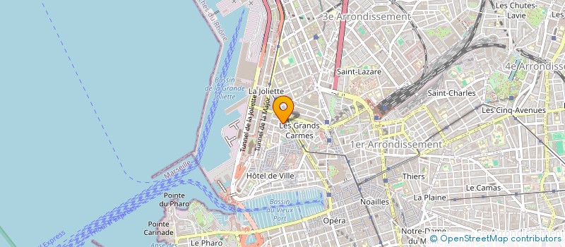 localisation de l'entreprise CAIS ALLOC FAMILIAL PECHE MARI  MARSEILLE