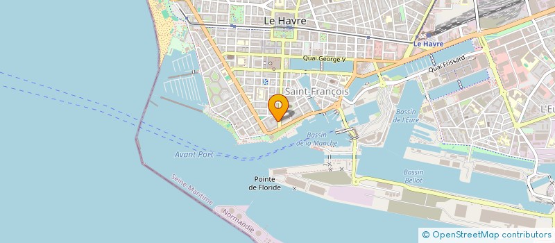localisation de l'entreprise CAIS ASSIST PILOT HAVRE FECAMP à LE HAVRE