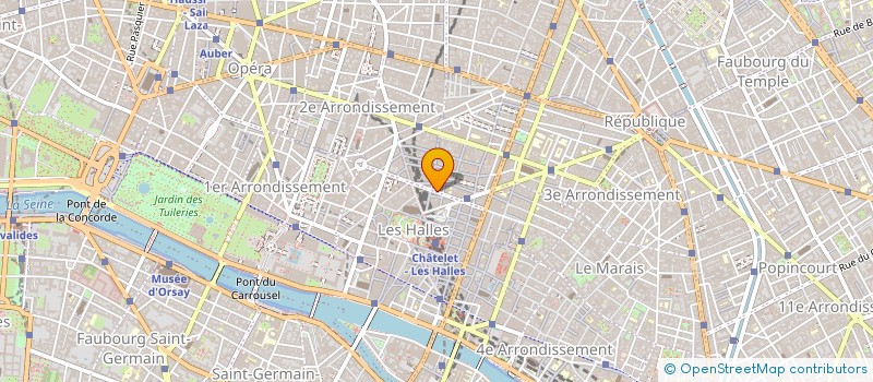 localisation de l'entreprise CAIS CRED MUTU PARIS 1 - 2 LOUV-MONTO à PARIS
