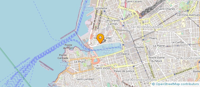 localisation de l'entreprise CAIS GARA CONT INTEMP AVAR PECHEURS MARS à MARSEILLE