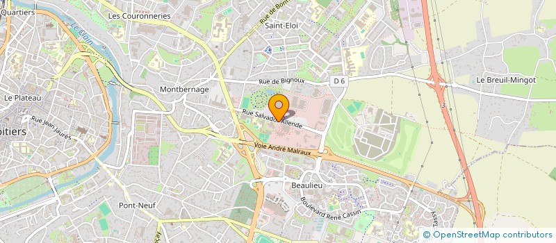 localisation de l'entreprise CAIS LOC CRED AGRIC NOUANS LES FONTAINES  POITIERS