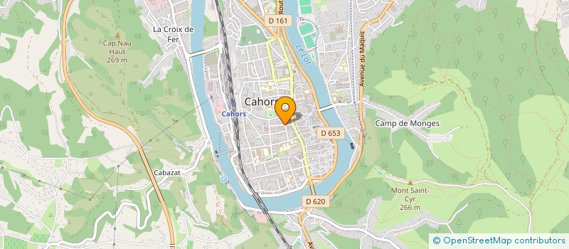 localisation de l'entreprise CAIS LOCALE CREDIT AGRI QUERCY ROUERGUE  CAHORS