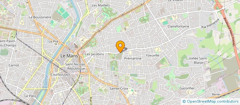 localisation de l'entreprise CAIS LOCALE CREDIT AGRIC MUTEL MONTMIRAI  LE MANS