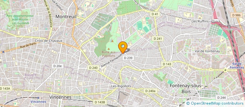 localisation de l'entreprise CAISA HOLD à FONTENAY-SOUS-BOIS