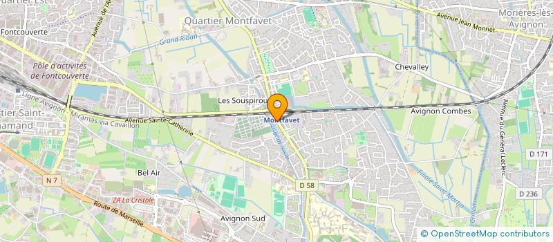 localisation de l'entreprise CAISAM à AVIGNON