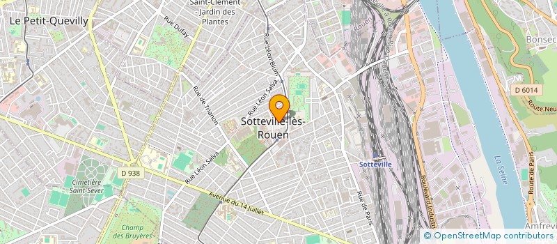 localisation de l'entreprise CAISS CREDIT MUTUEL SOTTEVILLE LES ROUEN  SOTTEVILLE-LES-ROUEN