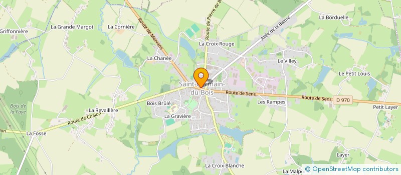 localisation de l'entreprise CAISS LOC CREDIT AGRIC PAYS SANGERMINAIS  SAINT-GERMAIN-DU-BOIS