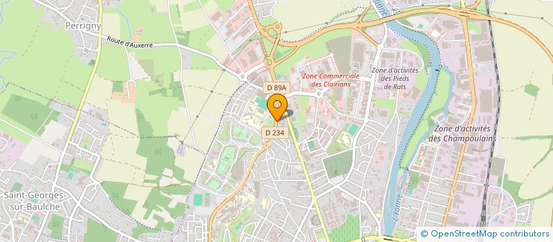 localisation de l'entreprise CAISS LOCALE CREDIT AGRICOLE ST VALERIEN  AUXERRE