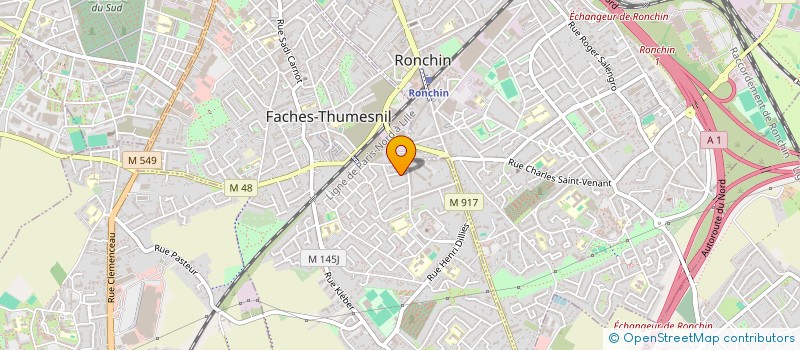 localisation de l'entreprise CAISS'MAG SYSTEMES à FACHES-THUMESNIL