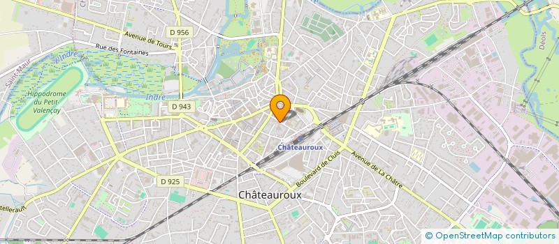 localisation de l'entreprise CAISS PREVOYAN SOCIAL ARTISAN COMMERCANT à CHATEAUROUX