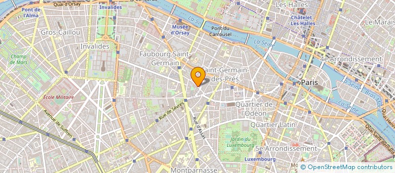 localisation de l'entreprise CAISS RETR PERSONNEL CH DE COM à PARIS