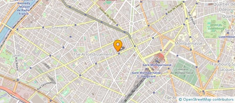 localisation de l'entreprise CAISS RETRAITE CH DE FER SECON à PARIS