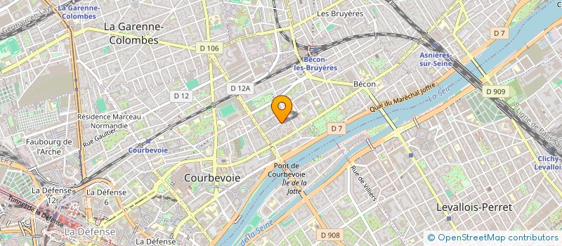 localisation de l'entreprise CAISSA BEAUTE à COURBEVOIE