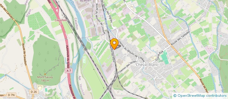 localisation de l'entreprise CAISSARGUES  CHEVAL-BLANC