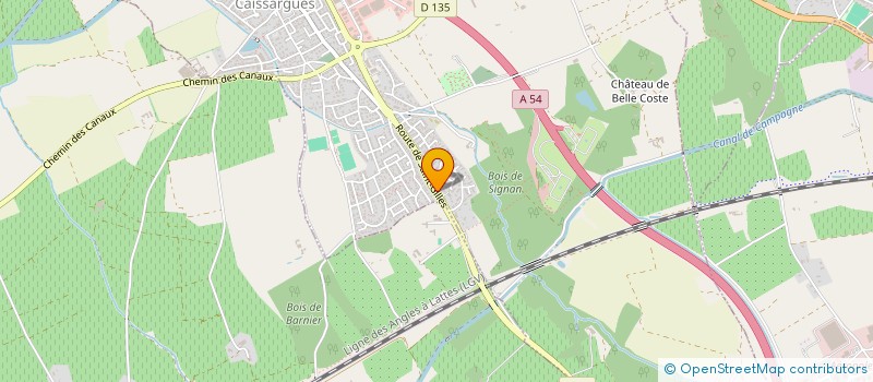 localisation de l'entreprise CAISSARGUES AUTOS à CAISSARGUES