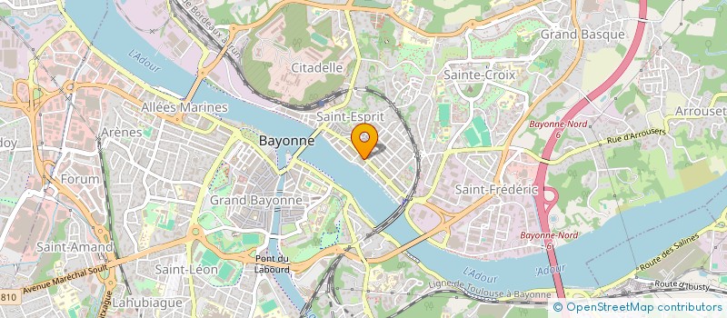 localisation de l'entreprise CAISSE AIDE PERSON BAYONNAISES à BAYONNE
