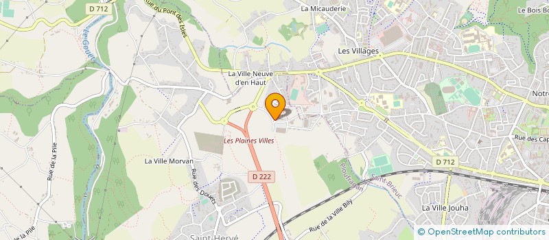 localisation de l'entreprise CAISSE ALLOCAT FAMILIALES COTES D'ARMOR à PLOUFRAGAN