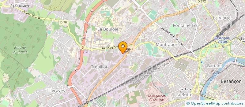localisation de l'entreprise CAISSE ALLOCATIONS FAMILIALES à BESANCON