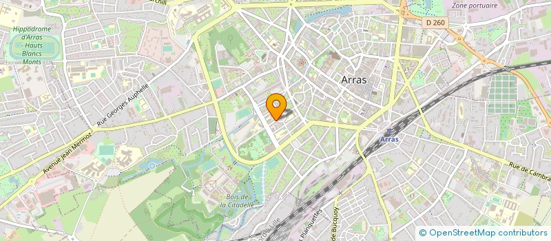 localisation de l'entreprise CAISSE ALLOCATIONS FAMILIALES à ARRAS
