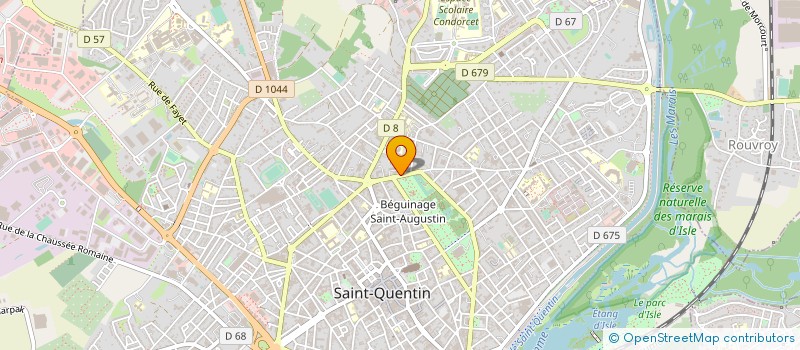 localisation de l'entreprise CAISSE ALLOCATIONS FAMILIALES DE L AISNE à SAINT-QUENTIN