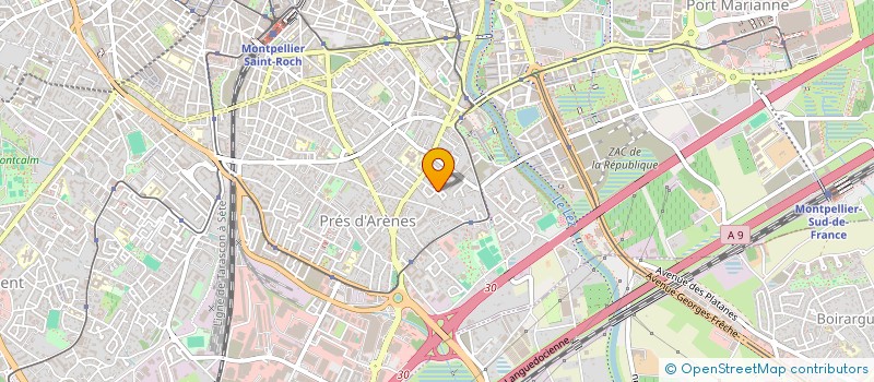 localisation de l'entreprise CAISSE ALLOCATIONS FAMILIALES DE L HERAULT à MONTPELLIER
