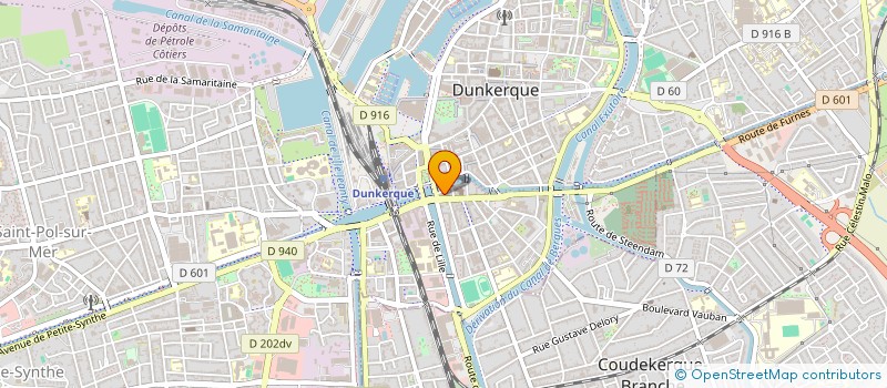 localisation de l'entreprise CAISSE ALLOCATIONS FAMILIALES DUNKERQUE à DUNKERQUE