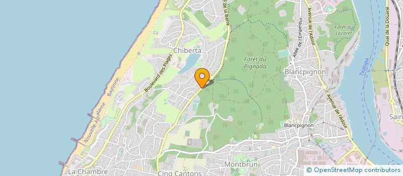 localisation de l'entreprise CAISSE ASSISTANCE & PENSIONS PILOTES  ANGLET