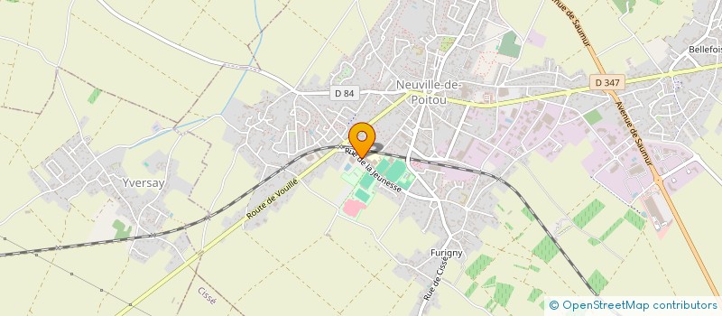 localisation de l'entreprise CAISSE ASSUR PRODUC TABAC POITO-BRETAGNE  NEUVILLE-DE-POITOU