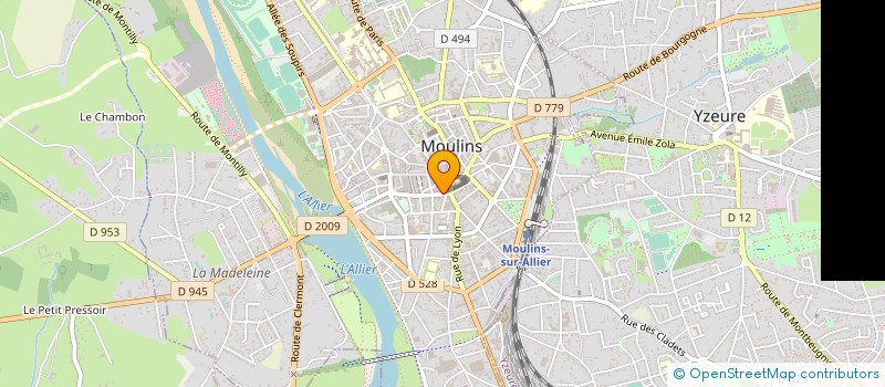 localisation de l'entreprise CAISSE ASSURANCE PREVOYANCE MUTUELLE AGR à MOULINS