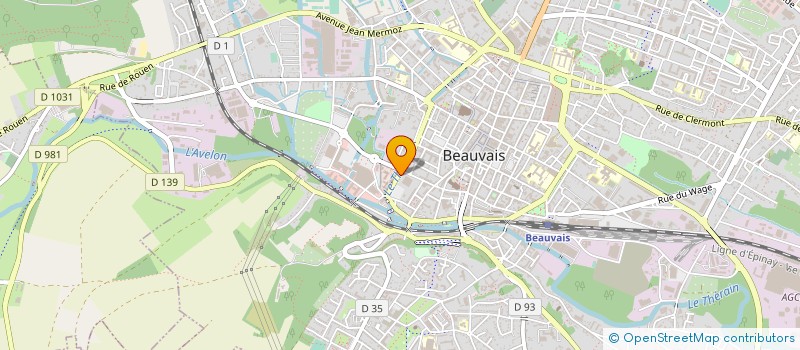 localisation de l'entreprise CAISSE AUTON REGLE PECU AVOCATS BARREAU  BEAUVAIS