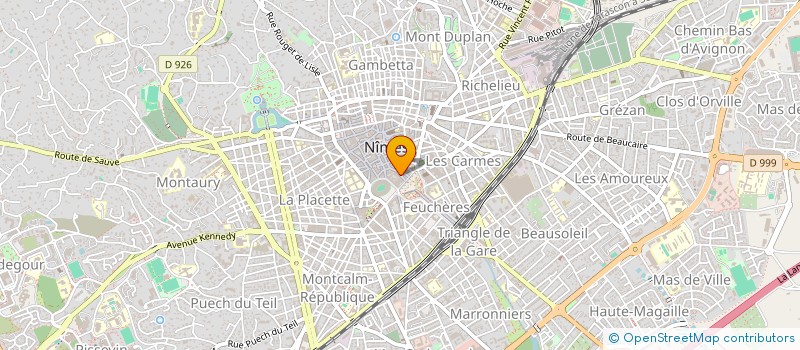 localisation de l'entreprise CAISSE AUTON REGLE PECUNAIRES AVOCATS à NIMES