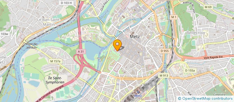 localisation de l'entreprise CAISSE AUTON REGLEM PECUNIERS AVOCATS à METZ
