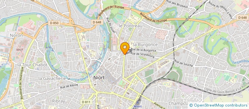 localisation de l'entreprise CAISSE AUTONOME ASSURANCE MUTUE LAITERIE à NIORT