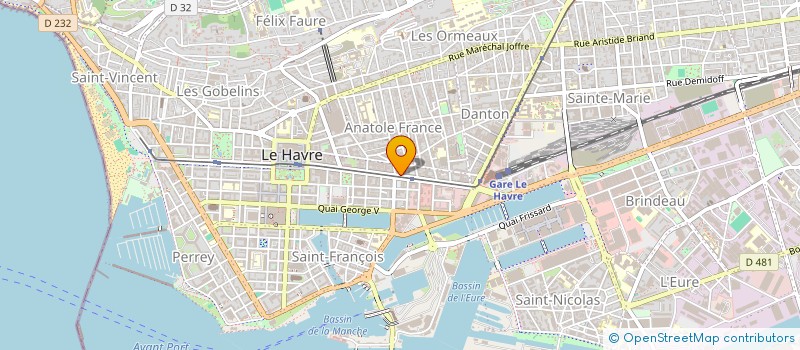 localisation de l'entreprise CAISSE AUTONOME DES REGLEMENTS PECUNIAIRES DES AVOCATS DU BARREAU DU HAVRE à LE HAVRE