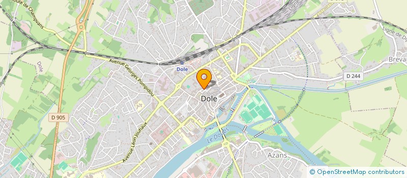 localisation de l'entreprise CAISSE AUTONOME INTERPROF à DOLE