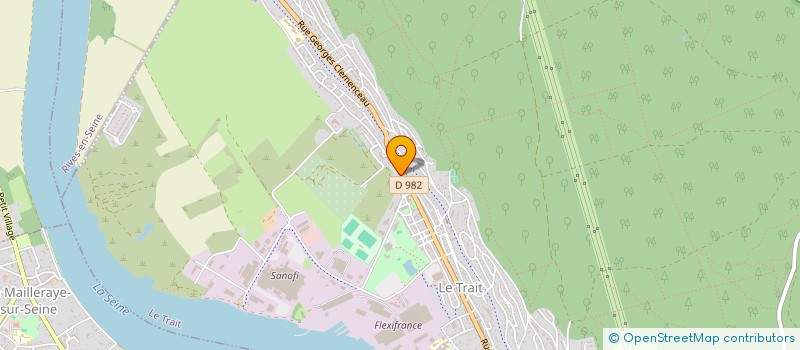 localisation de l'entreprise CAISSE AUXILIAIRE AIDE CONSTRUCTION à LE TRAIT