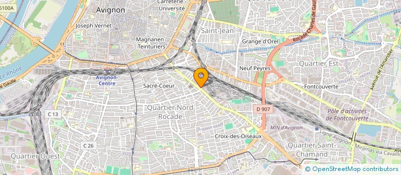 localisation de l'entreprise CAISSE CHIRURGICALE MEDICALE VAUCLUSE  AVIGNON