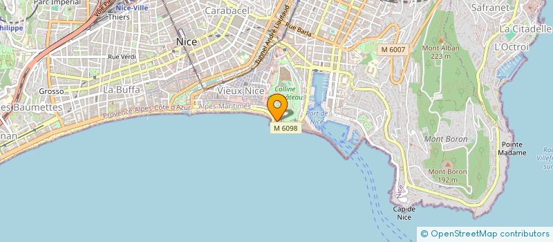 localisation de l'entreprise CAISSE CONGES PAYES ACCONAGE à NICE